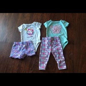 🚫SOLD🚫 Garanimals Purple and Teal Baby Outfit